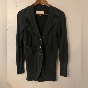 Leifsdottir/Anthropologie Brand Green Cardigan Sweater SZ Small